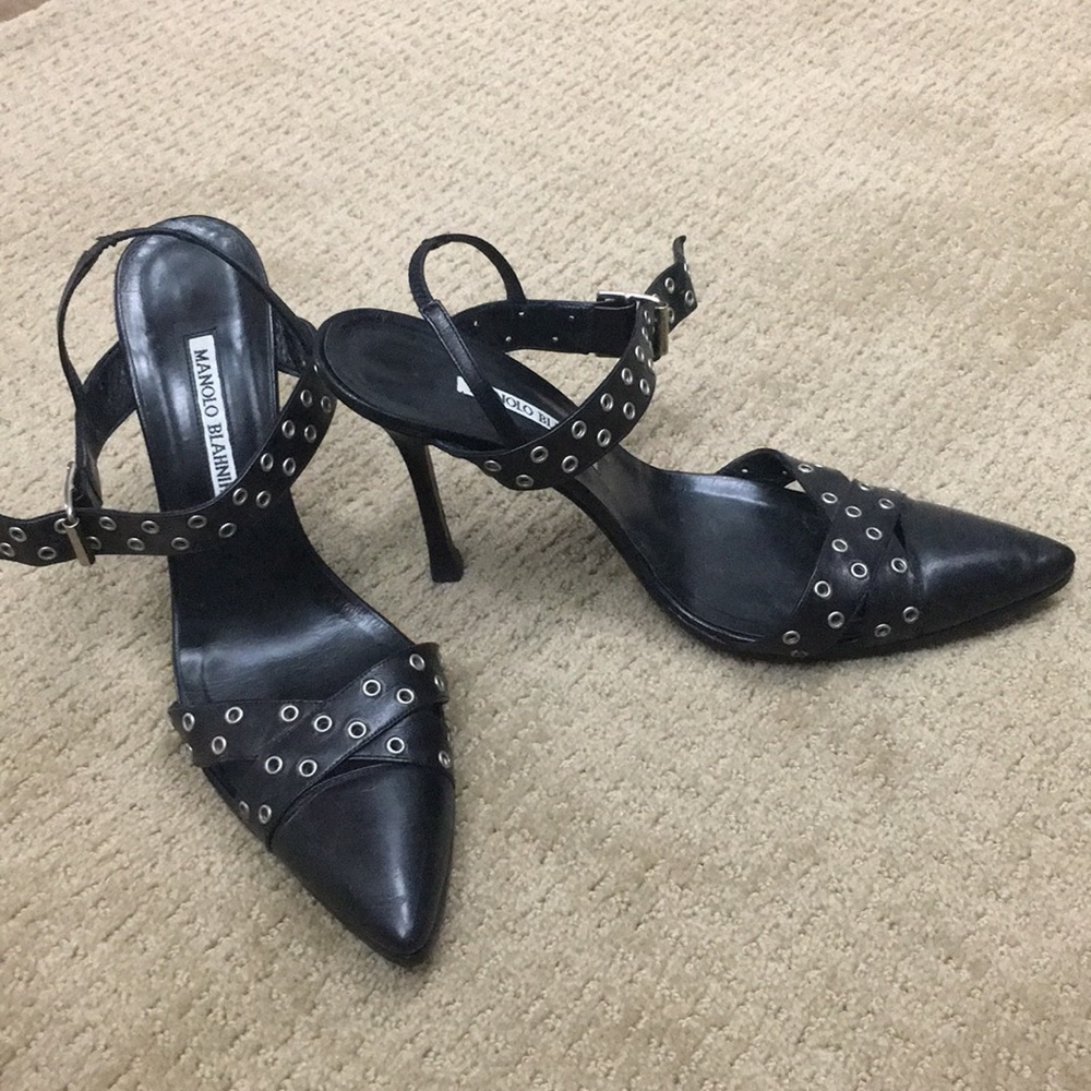 Manolo Blahniks heeled sandals